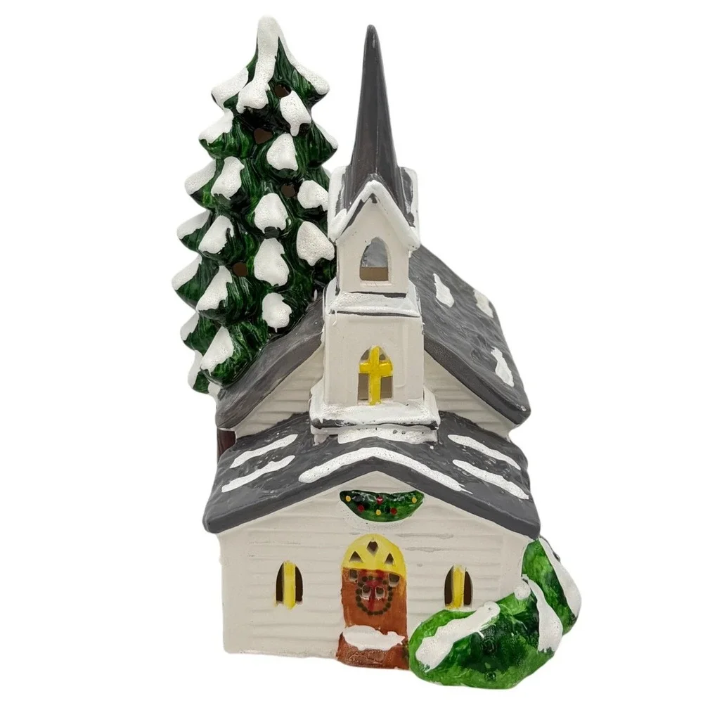 Department‎ Dept 56 Snowhouse Series Countryside Church 1984 Lighted Village